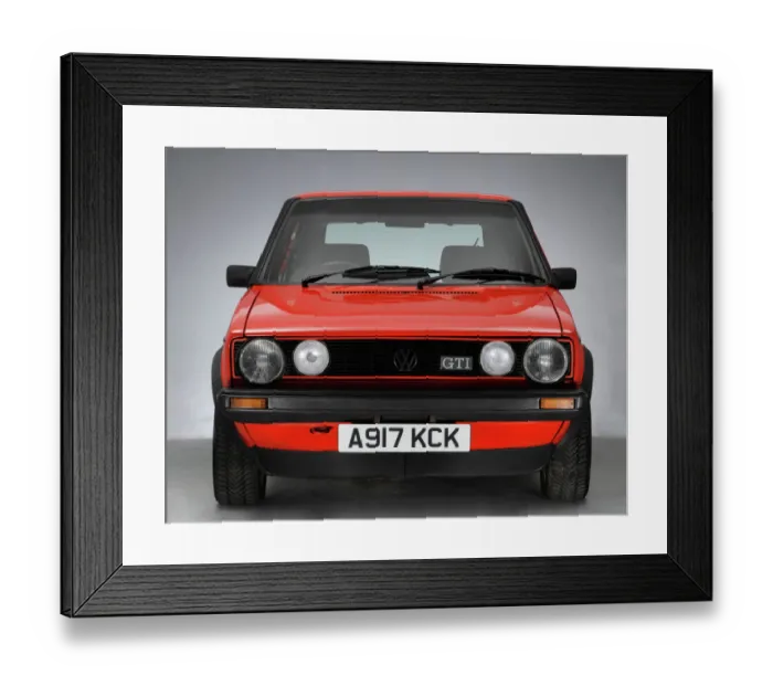 Framed Print : 1983 Volkswagen Golf Gti mk1 Framed Print : 1983 Volkswagen Golf Gti mk1