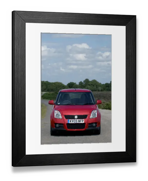 Framed Print : 2009 Suzuki Swift