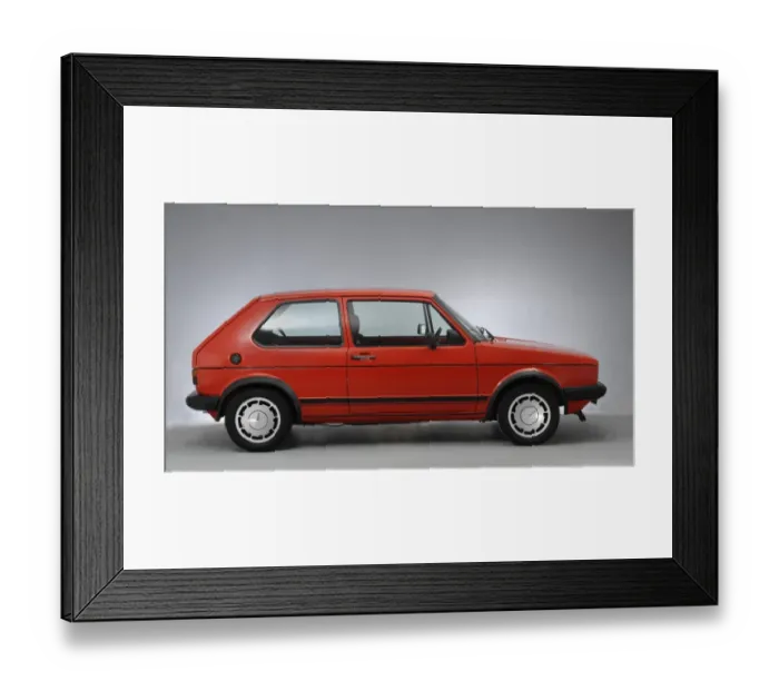 Framed Print : 1983 Volkswagen Golf Gti mk1 Framed Print : 1983 Volkswagen Golf Gti mk1