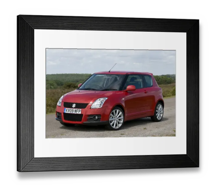 Framed Print : 2009 Suzuki Swift Framed Print : 2009 Suzuki Swift