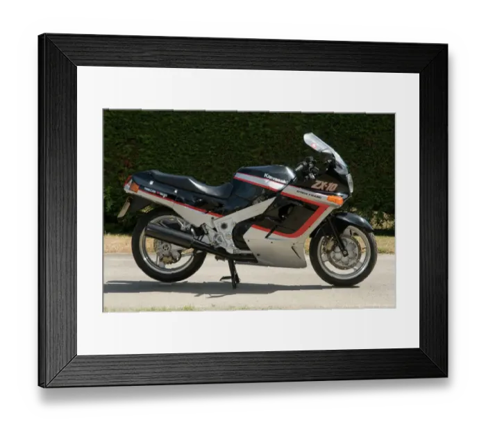 Framed Print : 1989 Kawasaki ZX10E Framed Print : 1989 Kawasaki ZX10E