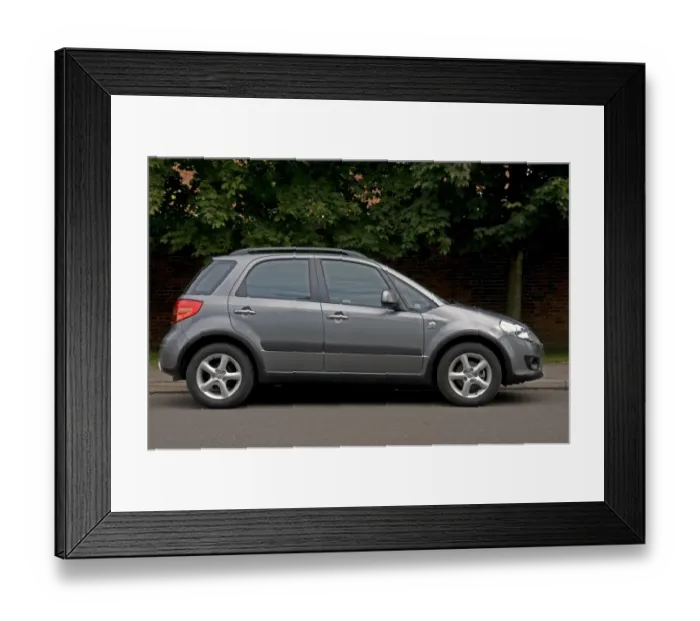 Framed Print : 2009 Suzuki SX4 Framed Print : 2009 Suzuki SX4