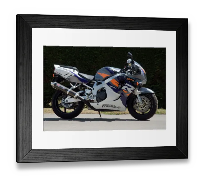 Framed Print : 1996 Honda 900