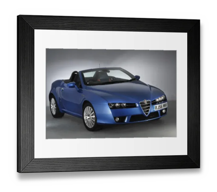 Framed Print : 2006 Alfa Romeo Spider Framed Print : 2006 Alfa Romeo Spider