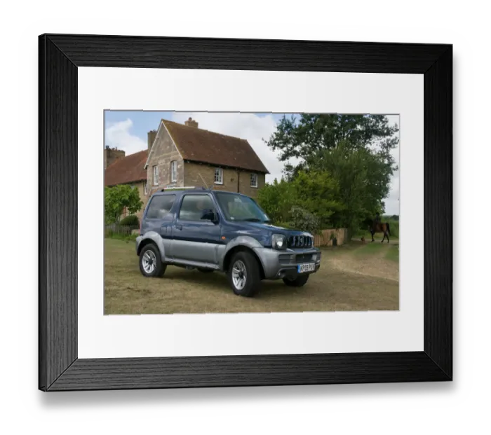 Framed Print : Suzuki Jimny SZ4 2009