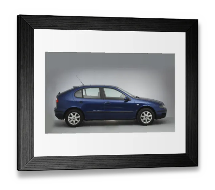 Framed Print : 2003 Seat Leon S