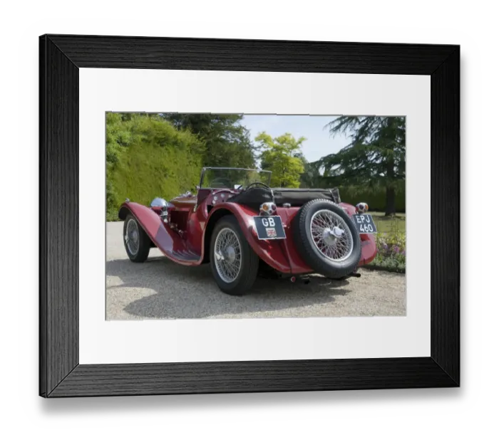 Framed Print : 1937 SS 100