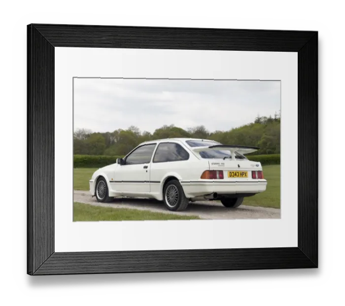 Framed Print : 1986 Ford Sierra