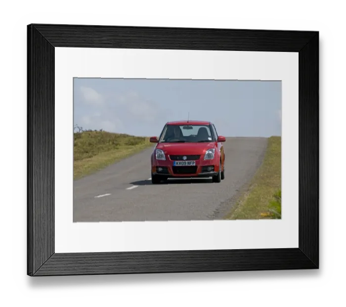 Framed Print : 2009 Suzuki Swift