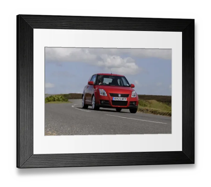 Framed Print : 2009 Suzuki Swift Framed Print : 2009 Suzuki Swift