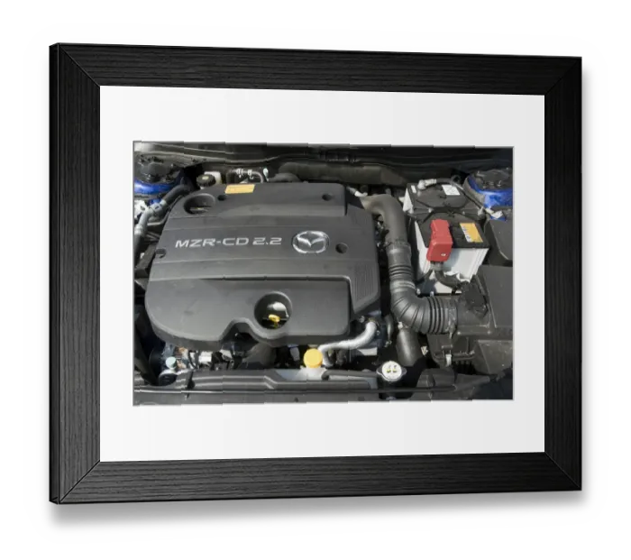 Framed Print : 2010 Mazda 6 SL Framed Print : 2010 Mazda 6 SL