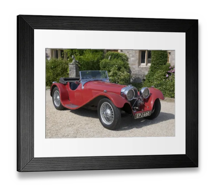 Framed Print : 1937 SS 100