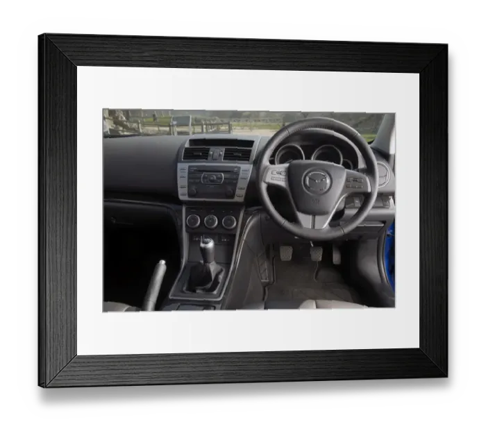 Framed Print : 2010 Mazda 6 SL