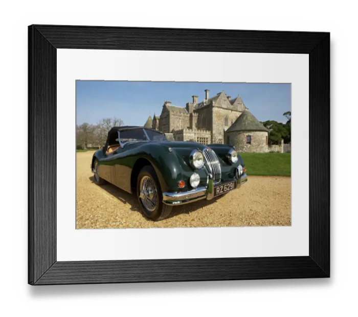 Framed Print : 1954 Jaguar XK140 Framed Print : 1954 Jaguar XK140