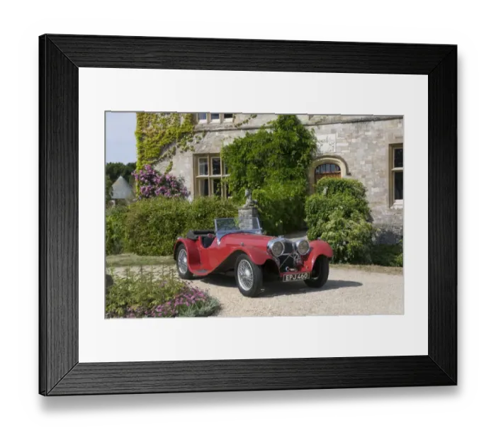 Framed Print : 1937 SS 100