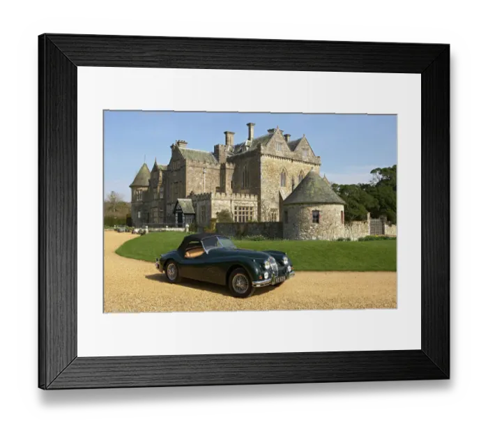 Framed Print : 1954 Jaguar XK140 Framed Print : 1954 Jaguar XK140