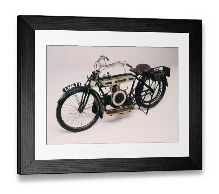 Framed Print : 1913 Douglas motorcycle Framed Print : 1913 Douglas motorcycle