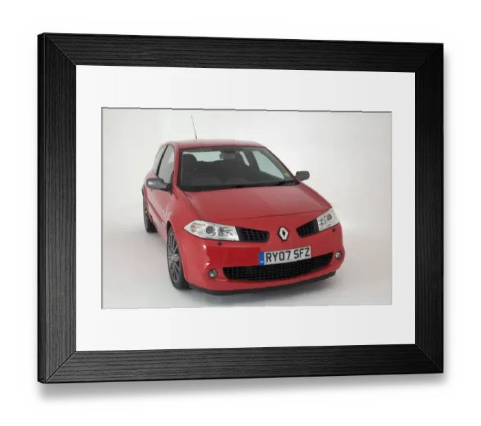 Framed Print : 2007 Renault Megane