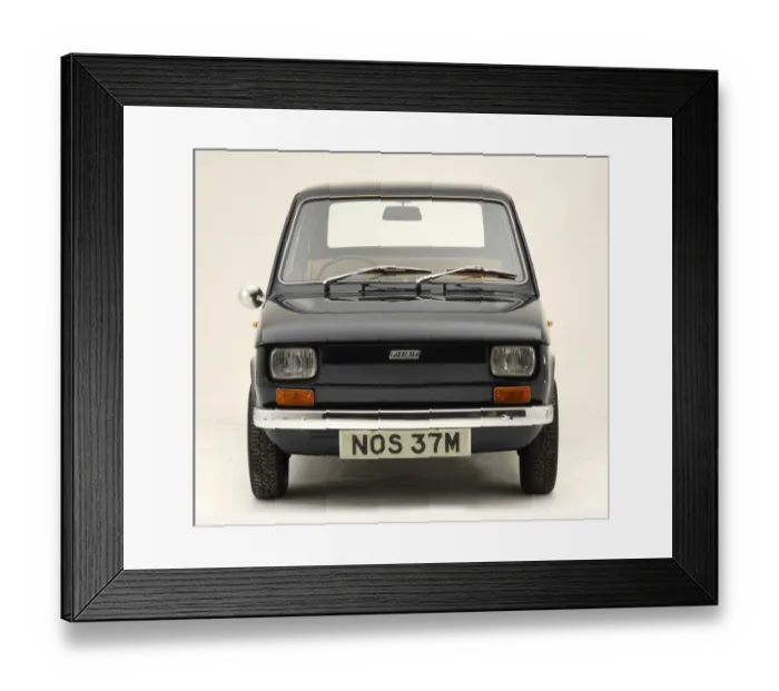 Framed Print : 1974 Fiat 126