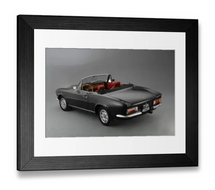 Framed Print : 1974 Fiat 124 Spyder Framed Print : 1974 Fiat 124 Spyder