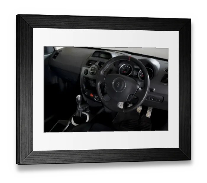 Framed Print : 2007 Renault Megane