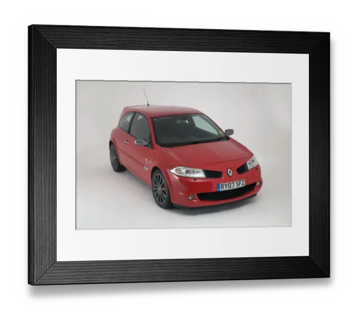Framed Print : 2007 Renault Megane