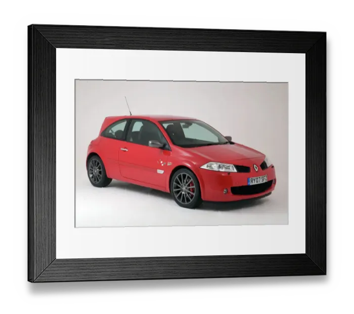 Framed Print : 2007 Renault Megane