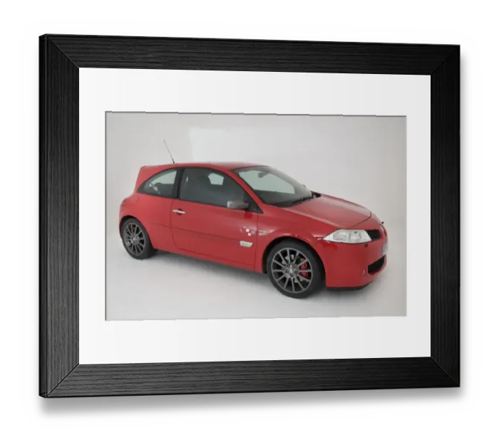 Framed Print : 2007 Renault Megane
