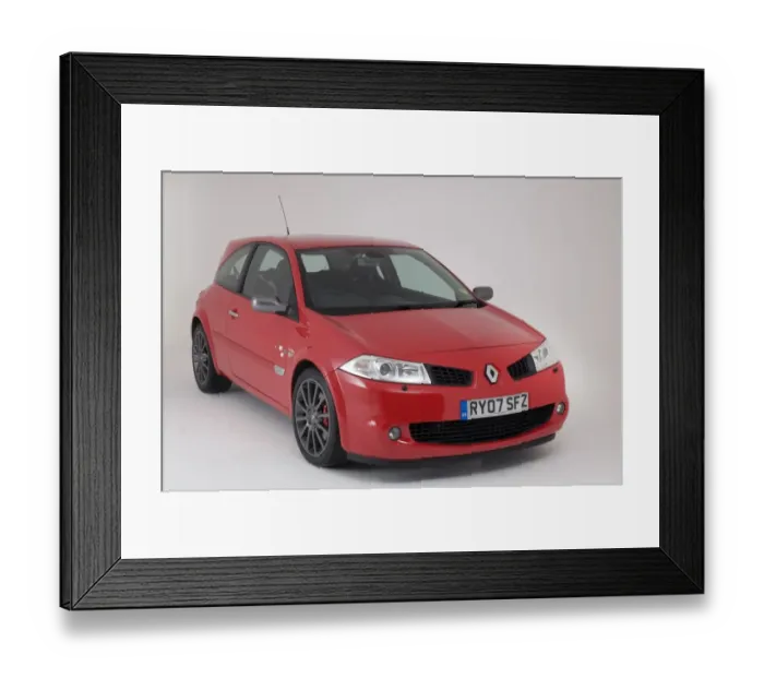 Framed Print : 2007 Renault Megane