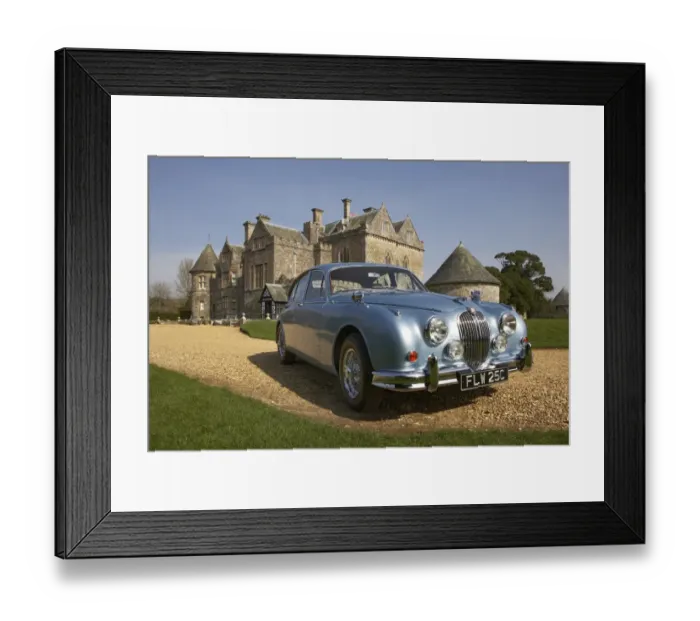 Framed Print : 1965 Jaguar Mk2
