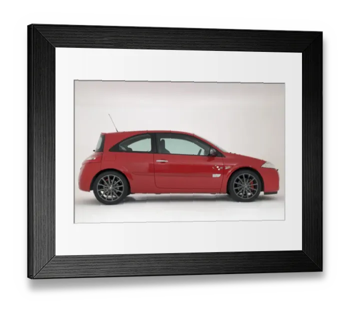 Framed Print : 2007 Renault Megane