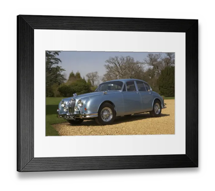 Framed Print : 1965 Jaguar Mk2
