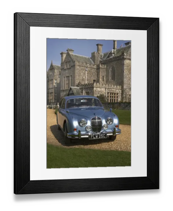 Framed Print : 1965 Jaguar Mk2