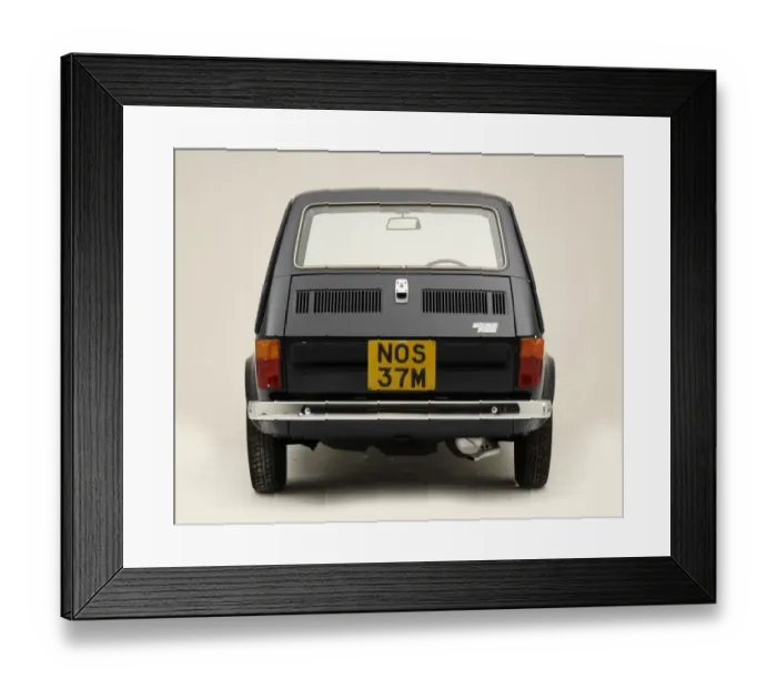 Framed Print : 1974 Fiat 126 Framed Print : 1974 Fiat 126