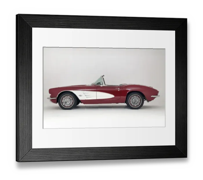Framed Print : 1961 Chevrolet Corvette C1 Convertible Framed Print : 1961 Chevrolet Corvette C1 Convertible