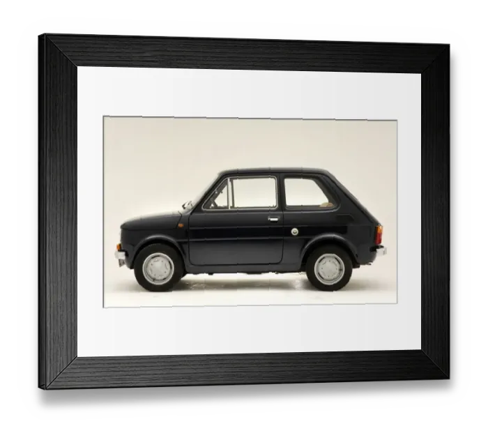 Framed Print : 1974 Fiat 126 Framed Print : 1974 Fiat 126