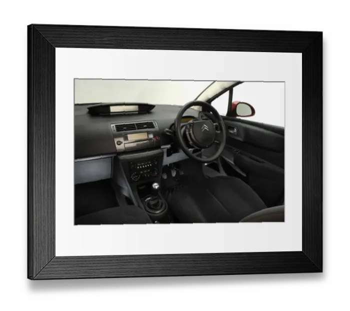 Framed Print : 2007 Citroen C4 Framed Print : 2007 Citroen C4