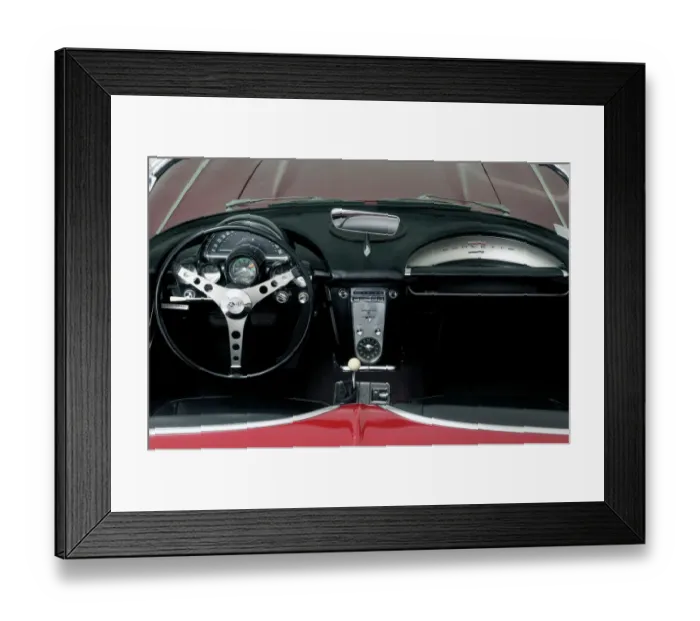 Framed Print : 1961 Chevrolet Corvette C1 Convertible