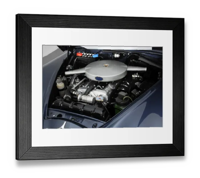 Framed Print : 1964 Jaguar Mk 2 3. 8 engine Framed Print : 1964 Jaguar Mk 2 3. 8 engine