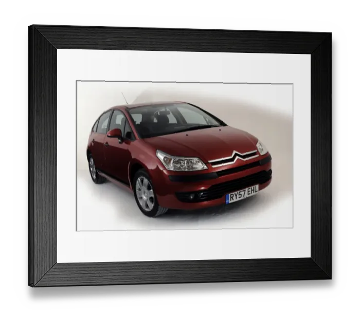 Framed Print : 2007 Citroen C4