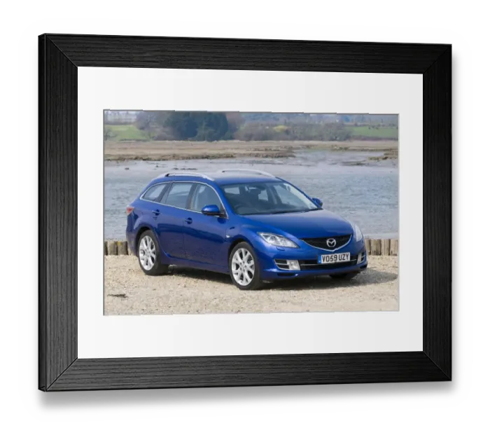 Framed Print : 2010 Mazda 6 SL