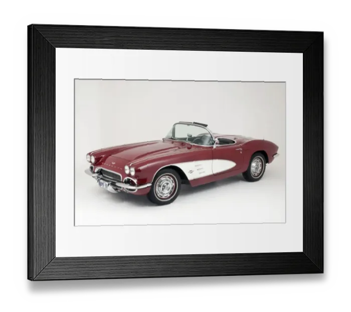Framed Print : 1961 Chevrolet Corvette C1 Convertible Framed Print : 1961 Chevrolet Corvette C1 Convertible