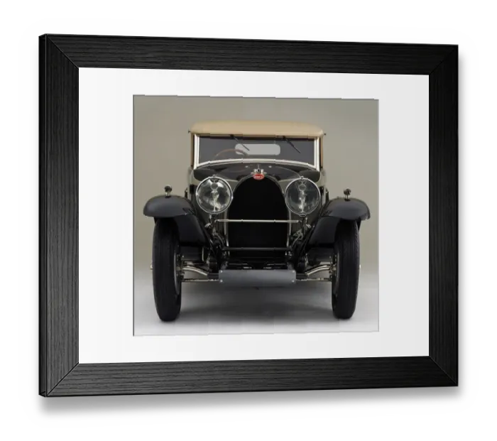 Framed Print : 1930 Bugatti Type 46 Faux Framed Print : 1930 Bugatti Type 46 Faux