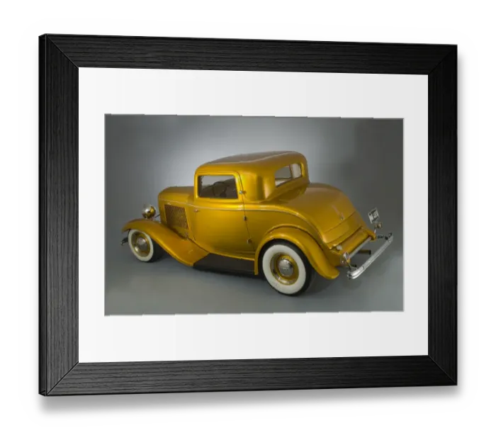 Framed Print : 19321932 Ford Model B Custom Car