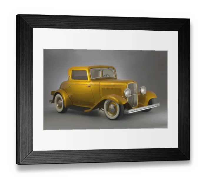 Framed Print : 1932 Ford Model B Custom Car Framed Print : 1932 Ford Model B Custom Car