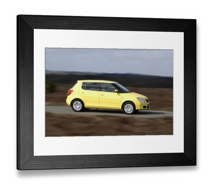 Framed Print : 2008 Skoda Fabia 2