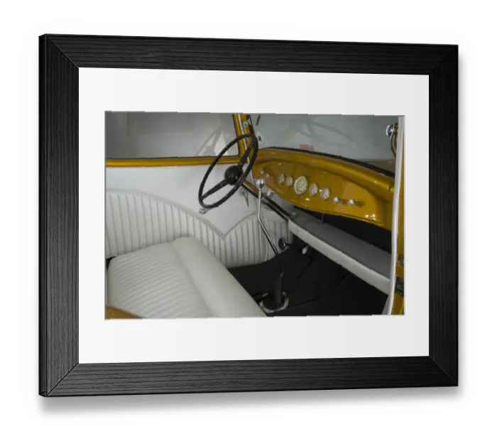 Framed Print : 1932 Ford Model B Custom Car