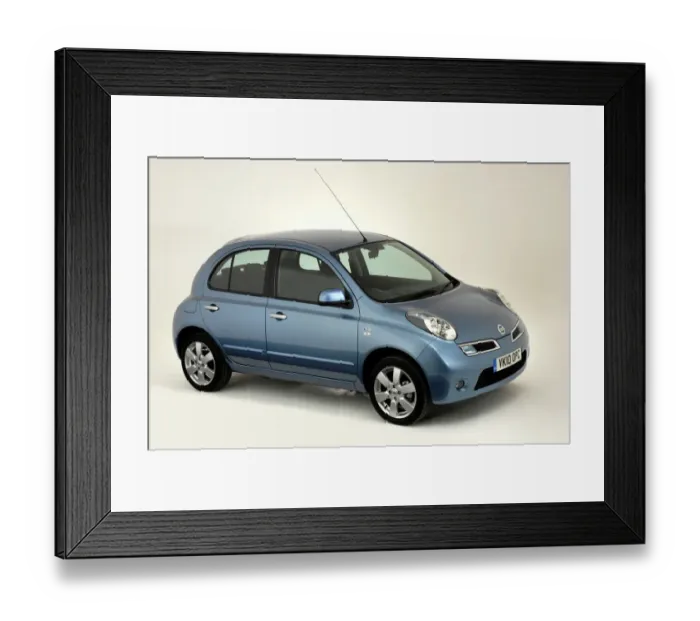 Framed Print : 2010 Nissan Micra