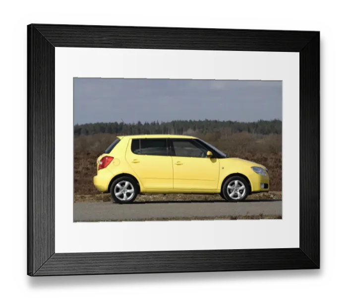 Framed Print : 2008 Skoda Fabia 2 Framed Print : 2008 Skoda Fabia 2