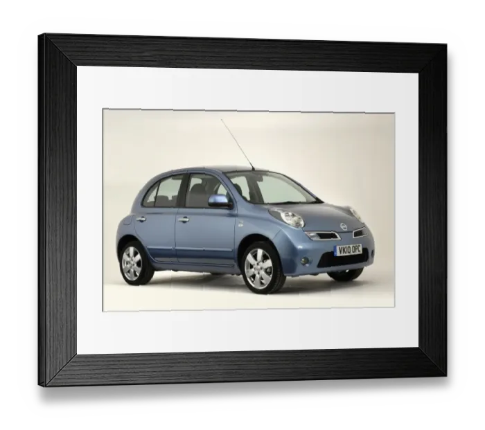 Framed Print : 2010 Nissan Micra